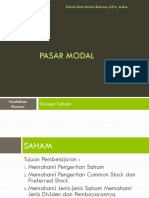 Pertemuan 6 Saham