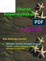 Dasar Ukuran Kependudukan