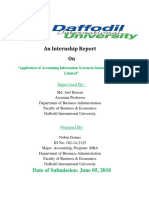An Internship Report On: Date of Submission: June 05, 2018