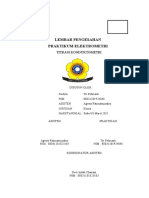 Titrasi Konduktometri Laporan Praktikum Elektrometri