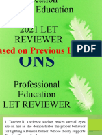 NEW LET REVIEWERS