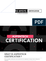 Guide To Hysys: Certification