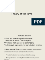 Theory of The Firm