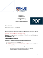 C Programming Laboratory Exercise 4: Luminus " - Lab 4 Assignment Submission Folder"