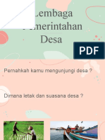 Lembaga Pemerintahan Desa