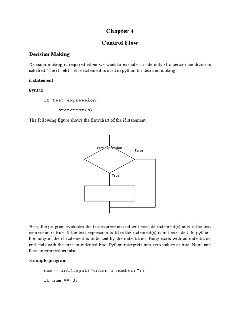 Control Flow: Decision Making | PDF | Control Flow | Computer Science