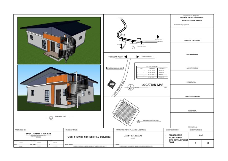 Site Development Plan for Residential Building | PDF