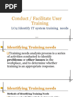 LO2 Identify IT System Training Needs