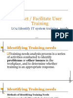 LO2 Identify IT System Training Needs