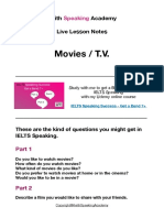 _Movies - Lesson Notes