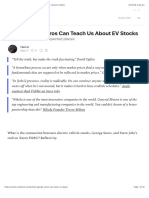 What George Soros Can Teach Us About EV Stocks - Neckar's Notes