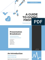 A Guide To Giving First Aid: Presented by Marceline Anderson