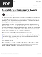 Reginald Lewis: Bootstrapping Buyouts - Neckar's Notes