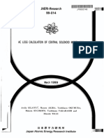 Ac Loss Calculation of Central Solenoid Model Coil: JAERI-Research 99-014