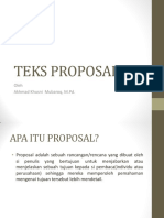 Teks Proposal