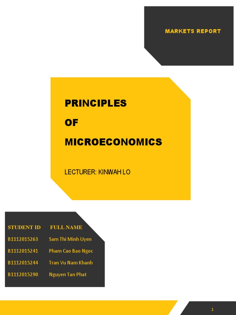 Microeconomics Market Analysis Report | PDF | Chocolate | Supply And Demand
