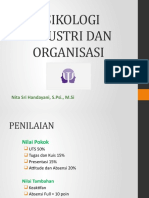 Psikologi Industri Dan Organisasi: Nita Sri Handayani, S.Psi., M.Si