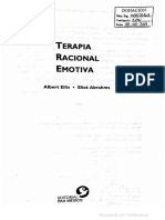 Terapia Racional Emotiva Cap. 1, 2, y 3