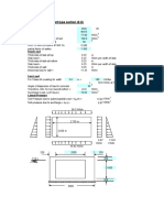 Design of Box Culvert Type Section (E-E)