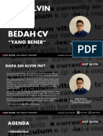 Just Alvin: Kelas: Bedah CV