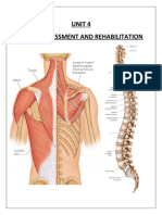 Unit 4 Spinal Assessment and Rehabilitation