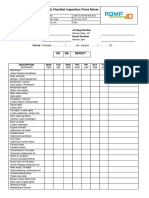 Daily Checklist Prime Mover R.001