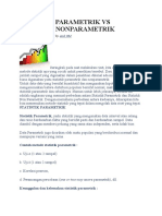 Uji Parametrik Dan Non Parametrik