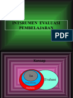 Instrumen Evaluasi Pembelajaran