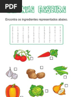 Sopa de Letras -  Sopinha Caseira