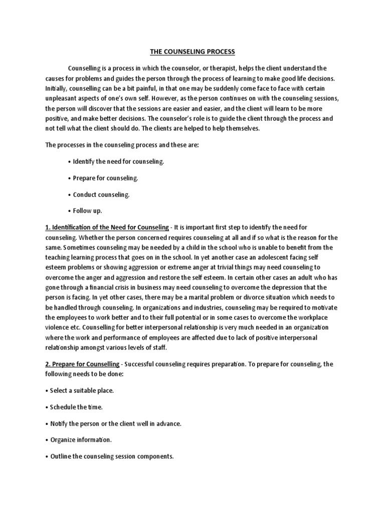 Counseling Pro Inv SK PDF Nonverbal Communication Counseling