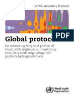 Who Global Protocol Trans Fatty Acids