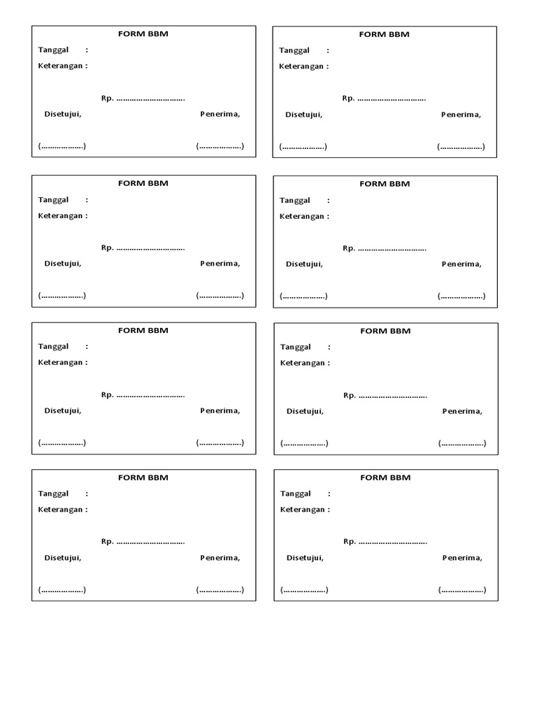 Format Form 1 | PDF