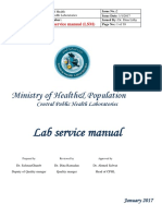 Lab Service Manual of Clinical Labs1
