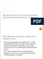 Measurement of Electromagnetic Fields From Base Station Antenna