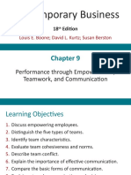 Kuliah 13 Top Performance Through Empowerment, Teamwork and Communication
