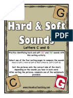Letters C and G: (Hard C/Soft C, Hard G/Soft G, Hard C/Hard G, Soft C/Soft G)