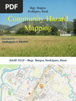 PeTa 1 Part 2 - Community Hazard Mapping (Worksheet) - SAMPLE