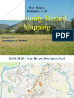 Community Hazard Mapping of Brgy. Burgos, Rodriguez, Rizal