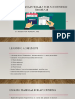 English Materials For Accounting Program: By: Farida Indri Wijayanti, M.PD