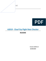 A2019 - Cleartrip Flight Rate Checker: Readme
