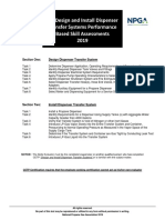 5.1 Design and Install Dispenser Transfer Systems Performance Based Skill Assessments 2019