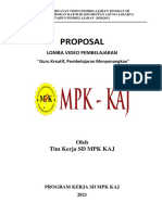 Proposal Lomba Video PBM MPK