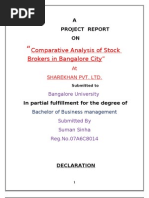 Comparative Analysis of Stock Brokers