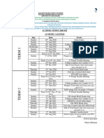 Academic Calendar 2020-2021