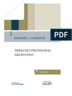Derecho Previsional Argentino - Bernabé L. Chirinos - Tomo I - 2016 La Ley