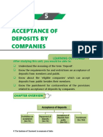 Acceptance of Deposits by Companies: After Studying This Unit, You Would Be Able To