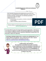 Guía de Ciencias Naturales sobre las plantas y la fotosíntesis