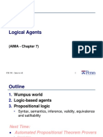 Logical Agents: (AIMA - Chapter 7)