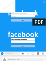 Facebook: Mobile Number or Email Address Password