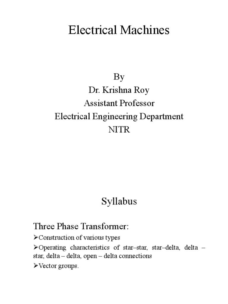 Three-Phase Transformer Overview | PDF | Transformer | Power Engineering